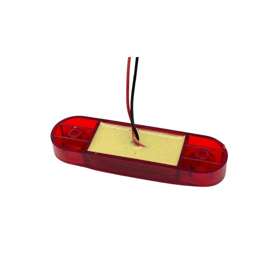 12V-24V PARMAK LAMBA KIRMIZI (9 LEDLİ) (85*25 MM) 