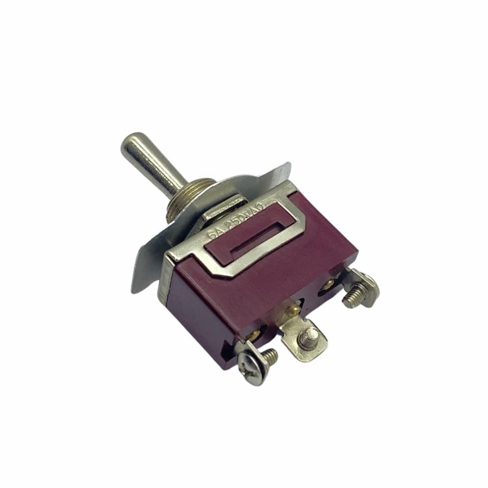 SAĞ-SOL ANAHTAR METAL (3 UÇLU) (ON-OFF-ON) (6A 250V / 10A 125V AC)