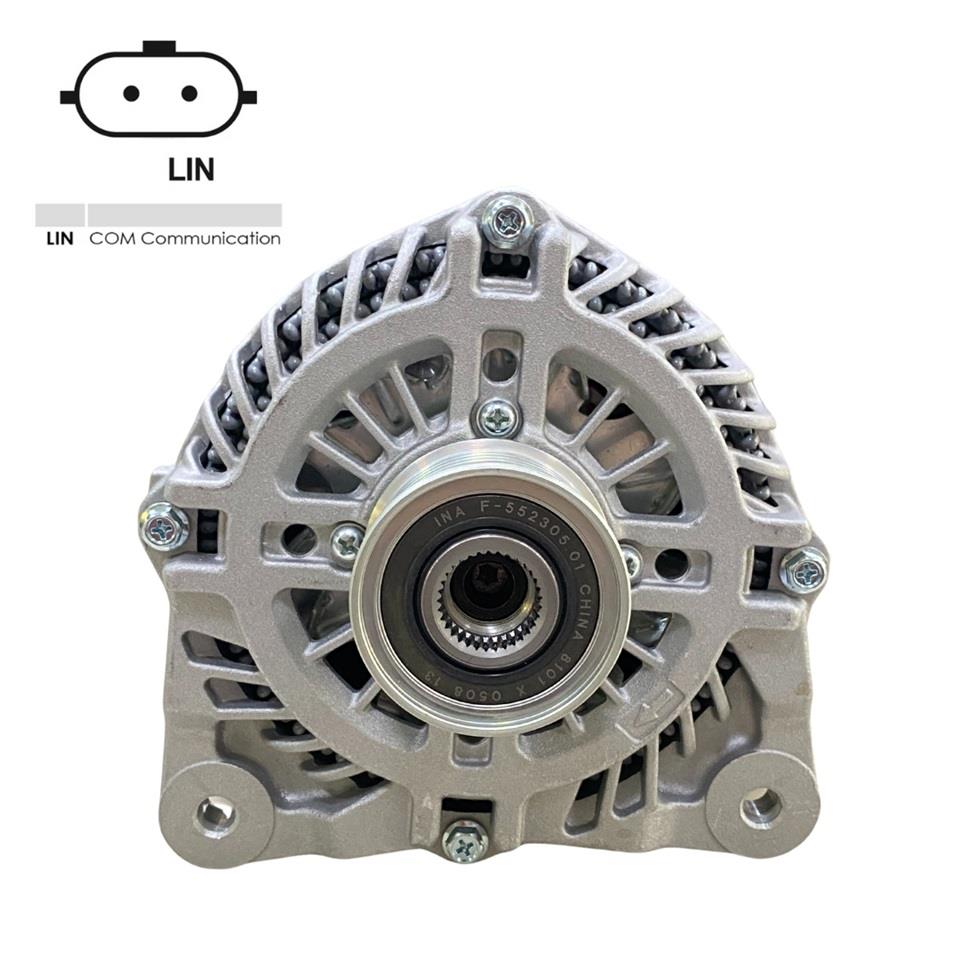 12V ALTERNATÖR DİNAMO 185 A (2 FİŞ) (LIN) MERCEDES VITO-NISSAN NAVARA-RENAULT FLUENCE/MEGANE