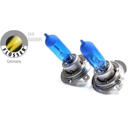 FLOSHER 12V H4 AMPUL 60/55W BEYAZ IŞIK 5000K (2 AD)