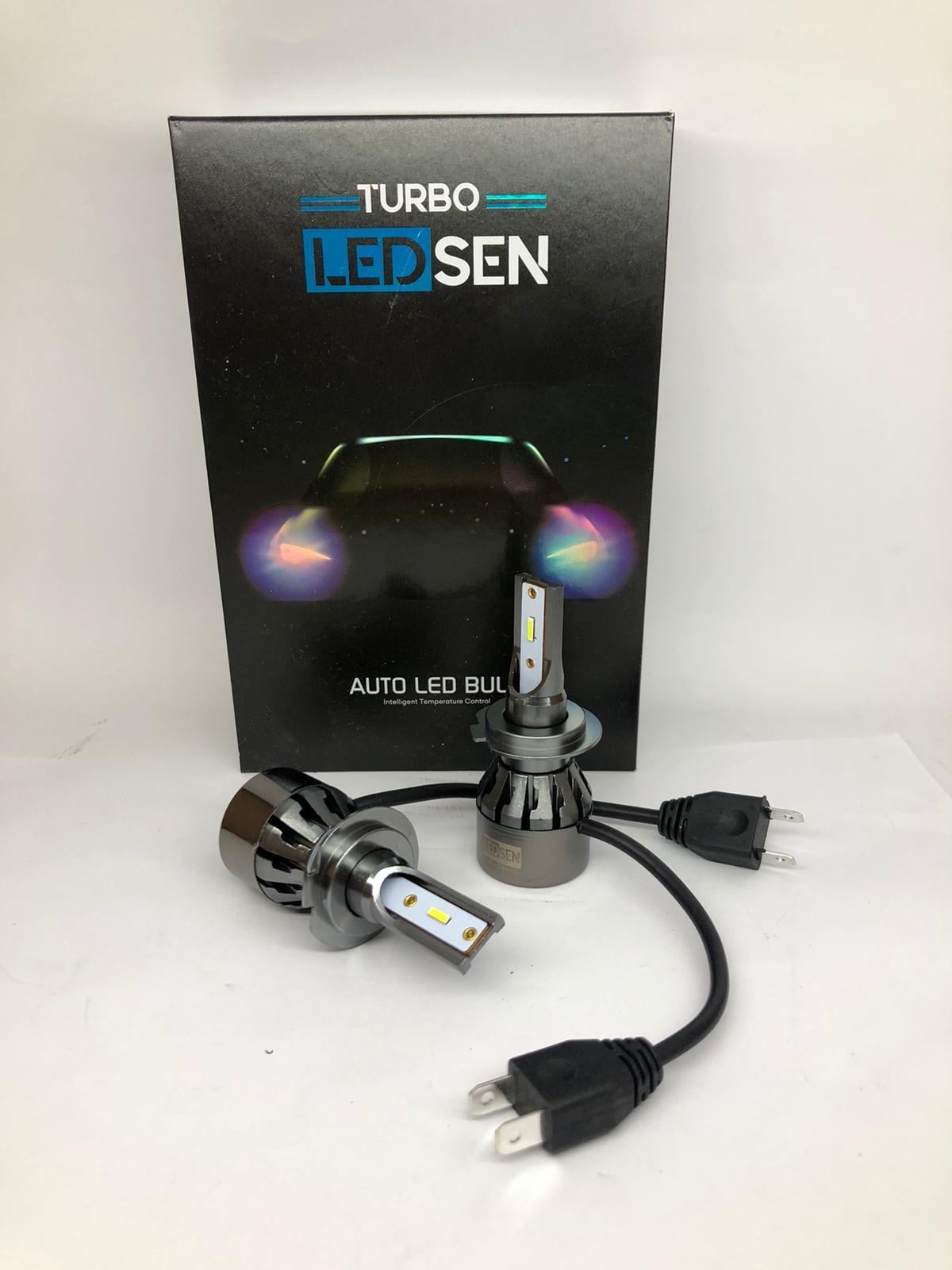 12V H7 XENON LED FAR AMPUL SETİ 6000K 8000 LÜMEN CSP LED