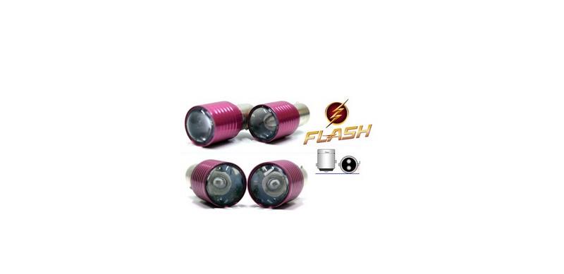 12V 1016 AMPUL LED MERCEKLİ KIRMIZI FLAŞLI ÇAKAR (2 AD)