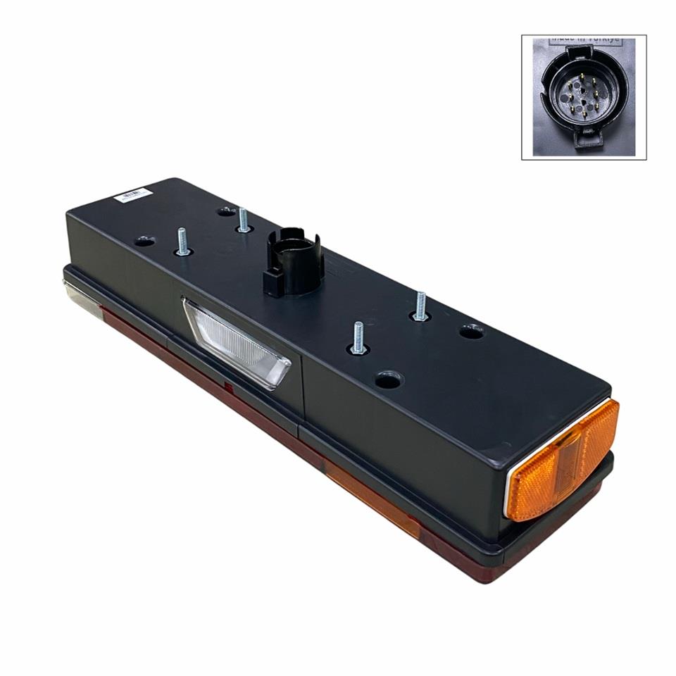 MARS STOP LAMBASI 7-FONKSİYONLU (ARKADAN SOKETLİ) PLAKALI IVECO TIR SOL