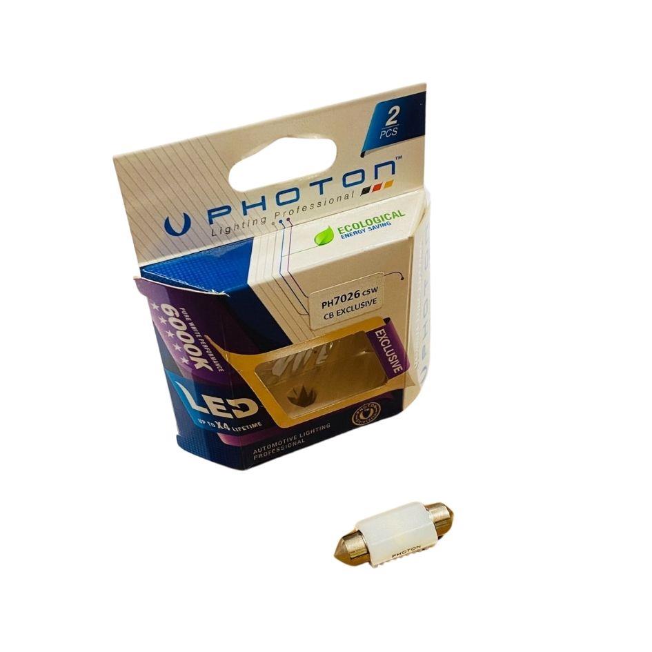 PHOTON 12V SOFİT AMPUL LED BEYAZ 6000K CB EXCLUSIVE (36 MM) (1 AD)