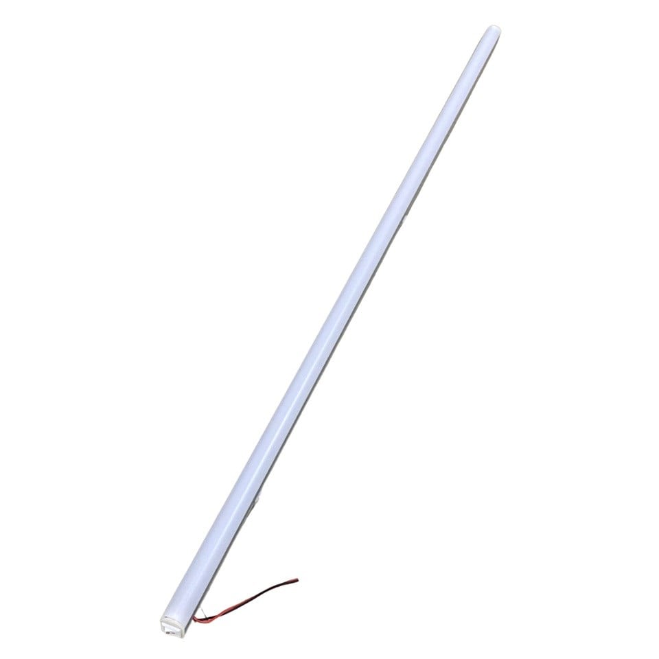 24V FLORESAN TAVAN LAMBASI LEDLİ ANAHTARLI BEYAZ (BUZLU CAM) (94 CM)