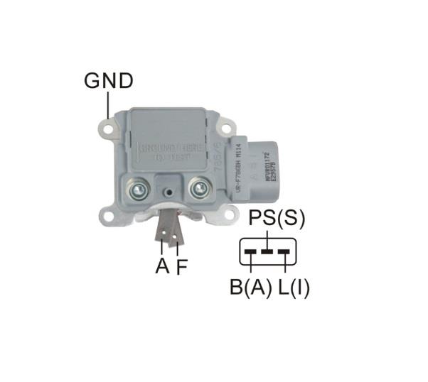12V KÖMÜRLÜ KONJEKTÖR MOTORCRAFT TİPİ (A-S-I) (3 FİŞ OVAL SOKET) (GRİ) FORD RANGER 