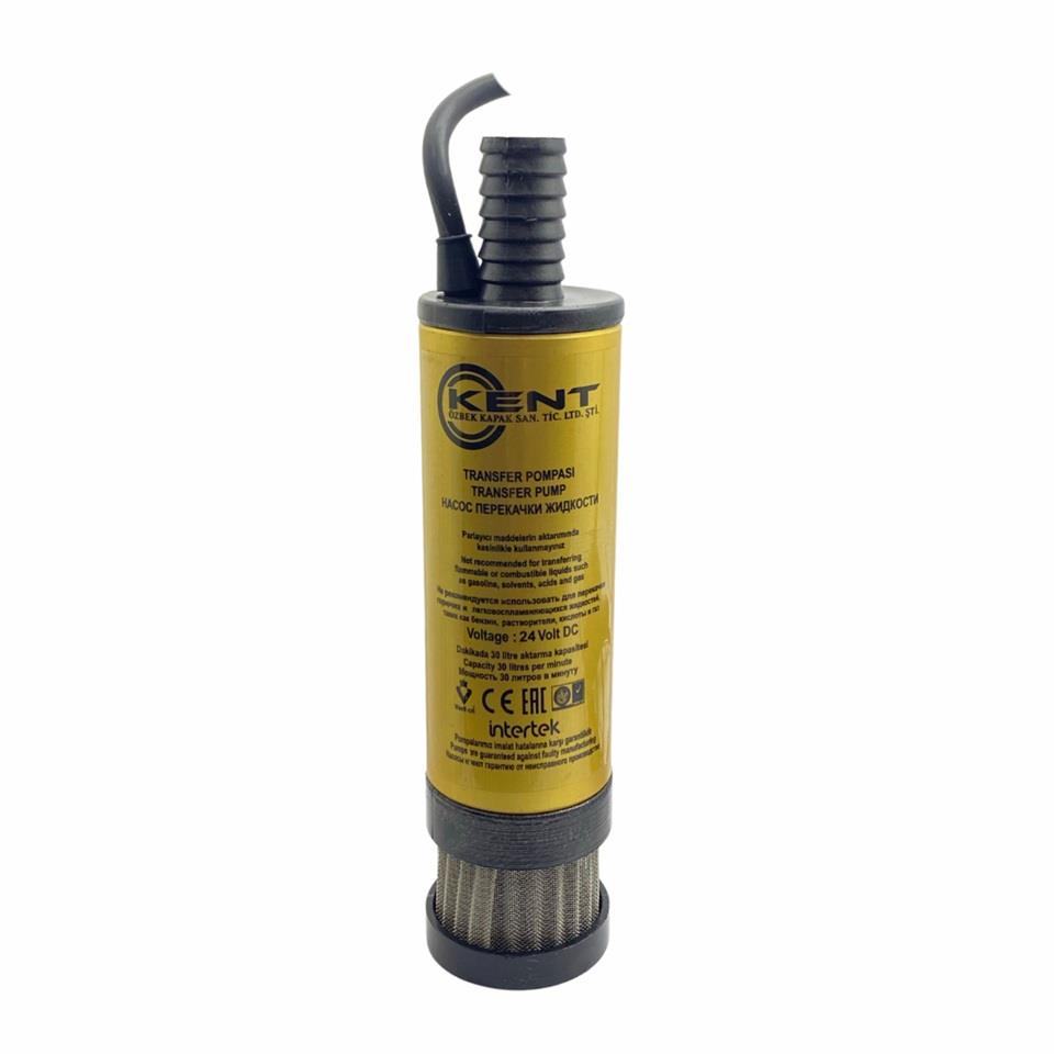 24V SIVI AKTARMA POMPASI (30 LT/DK) (SÜZGEÇLİ) (ÇIKIŞ 18 MM) (175*41 MM)
