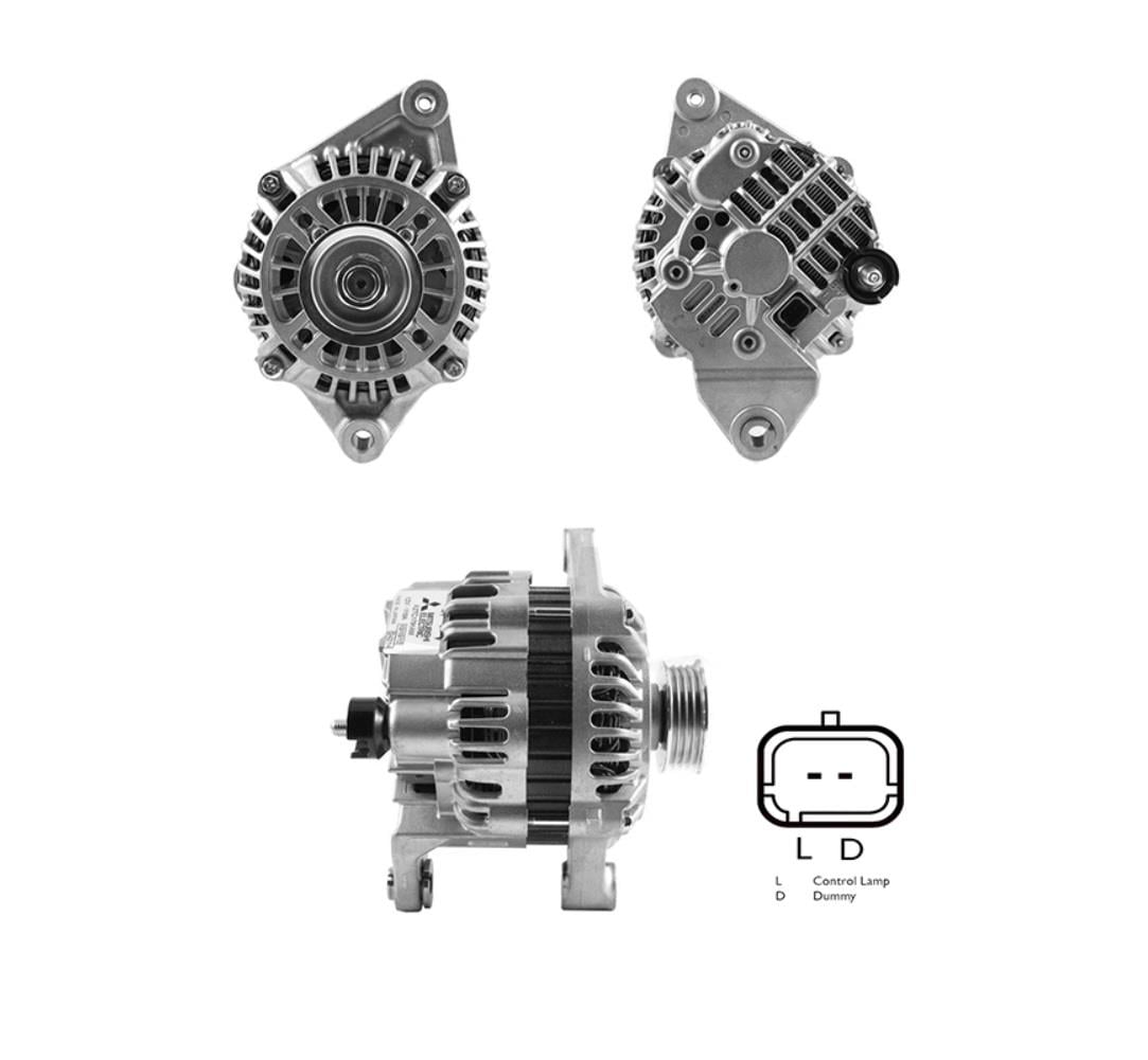 MITSUBISHI 12V ALTERNATÖR DİNAMO 70 A (L) DACIA LOGAN/SANDERO BENZİNLİ 2004 > ORJ. 