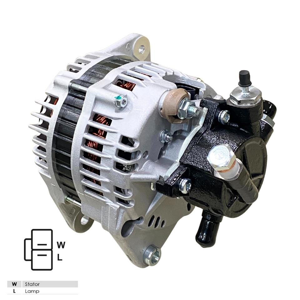 12V ALTERNATÖR DİNAMO HITACHI TİPİ 110 A (W-L) (VAKUMLU) OPEL ASTRA/COMBO/CORSA/VECTRA 1.7 DİZEL