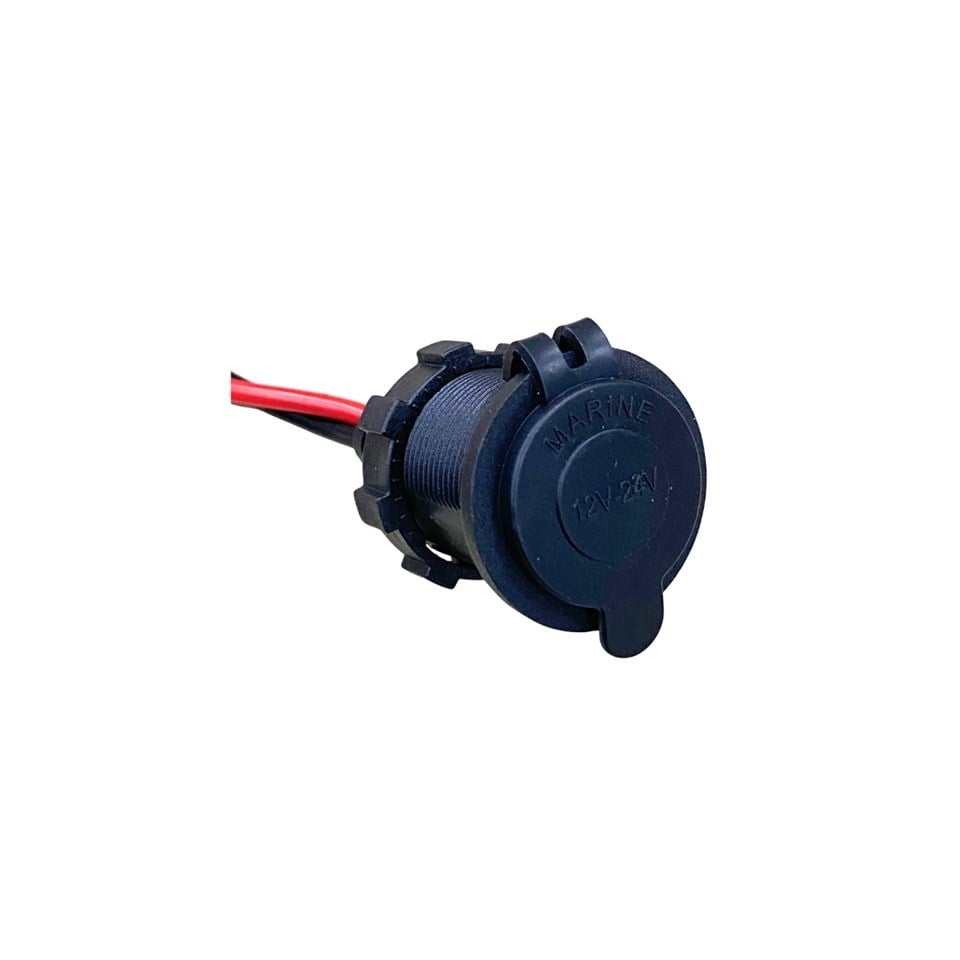 ÇAKMAK SOKETİ (ENERJİ SOKETİ) (KABLOLU) (SİGORTALI)