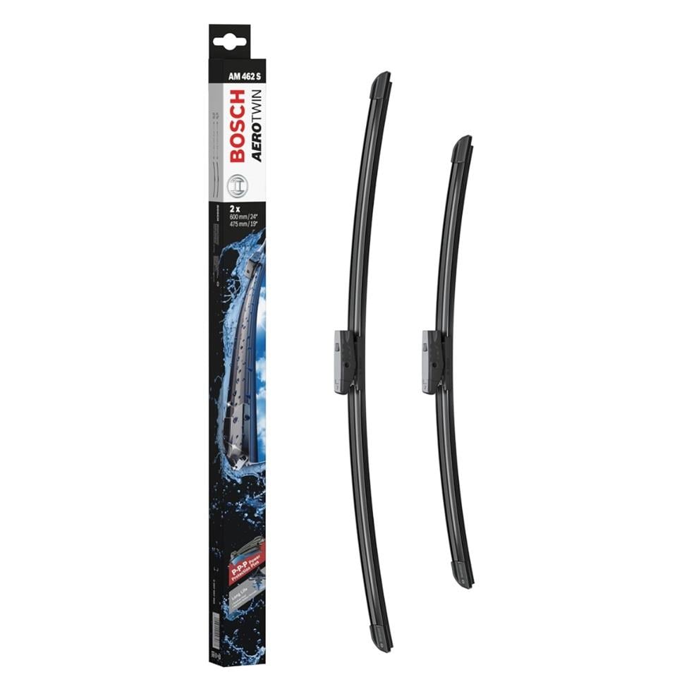 BOSCH SİLECEK SÜPÜRGESİ 600/475 MM AEROTWIN (AM462S) AUDI-BMW-LAND ROVER-MERCES-RENAULT-SKODA-VW