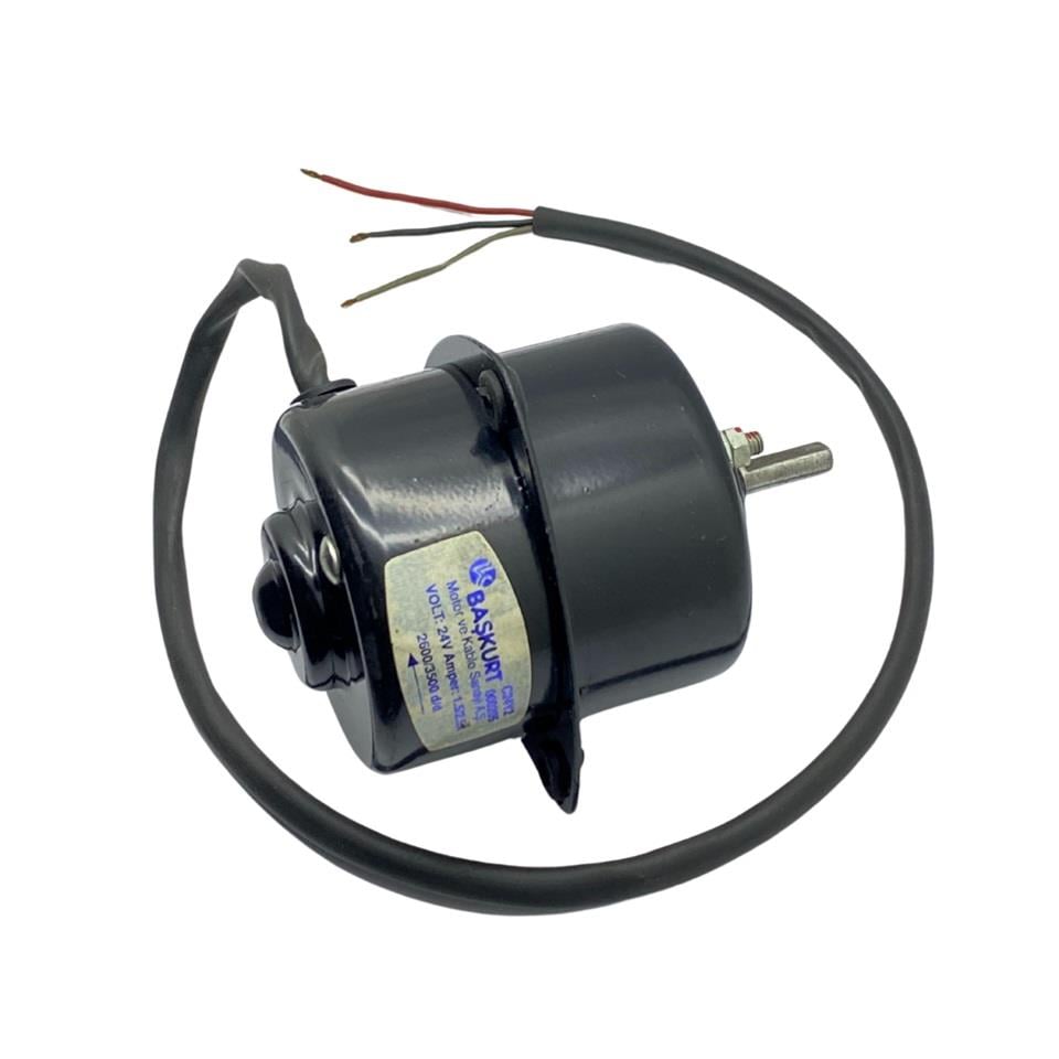 BAŞKURT 24V KALORİFER MOTORU ÇİFT DEVRE (TERS DÖNÜŞ)