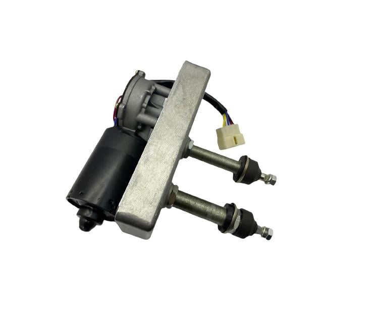 24V SİLECEK MOTORU MEKANİZMALI ÇİFT MİLLİ (M8/M8 CIVATA)