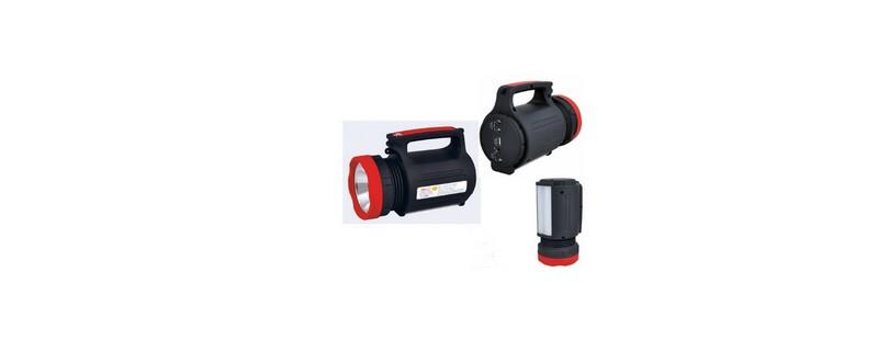 UZUN MENZİLLİ EL FENERİ (2 KM) CREE LEDLİ (1 X 5W) FLORESANLI (ŞARJLI)