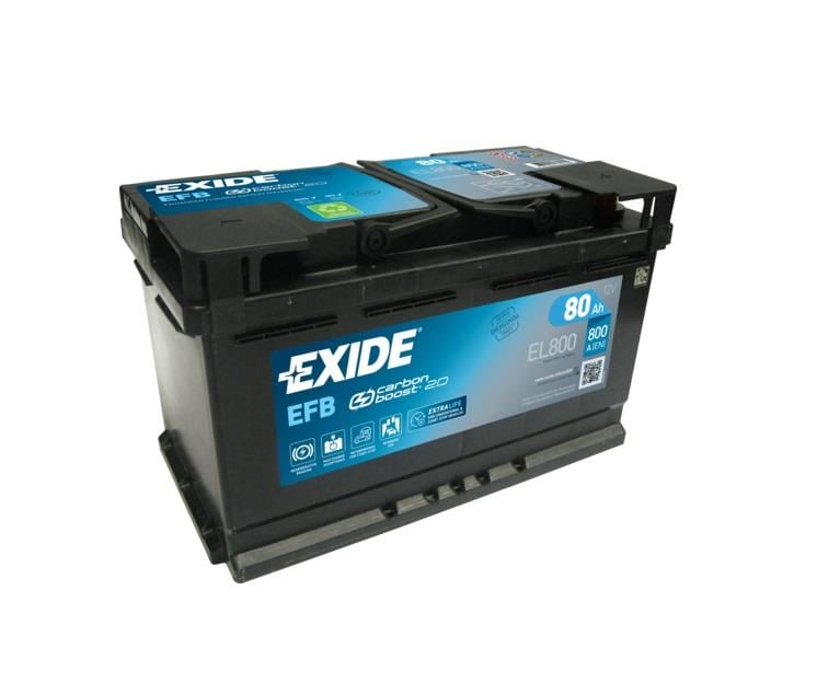 EXIDE 12V 80 AH AKÜ EFB 720 A (EN) (START-STOP) (315*175*190)
