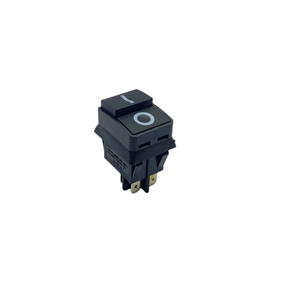 TUŞLU ANAHTAR IŞIKSIZ KARE (ORTA BOY) (4 FİŞ) (ON-OFF) (16A 250V / 20A 125V AC / 27A 24V DC) SÜPÜRGE