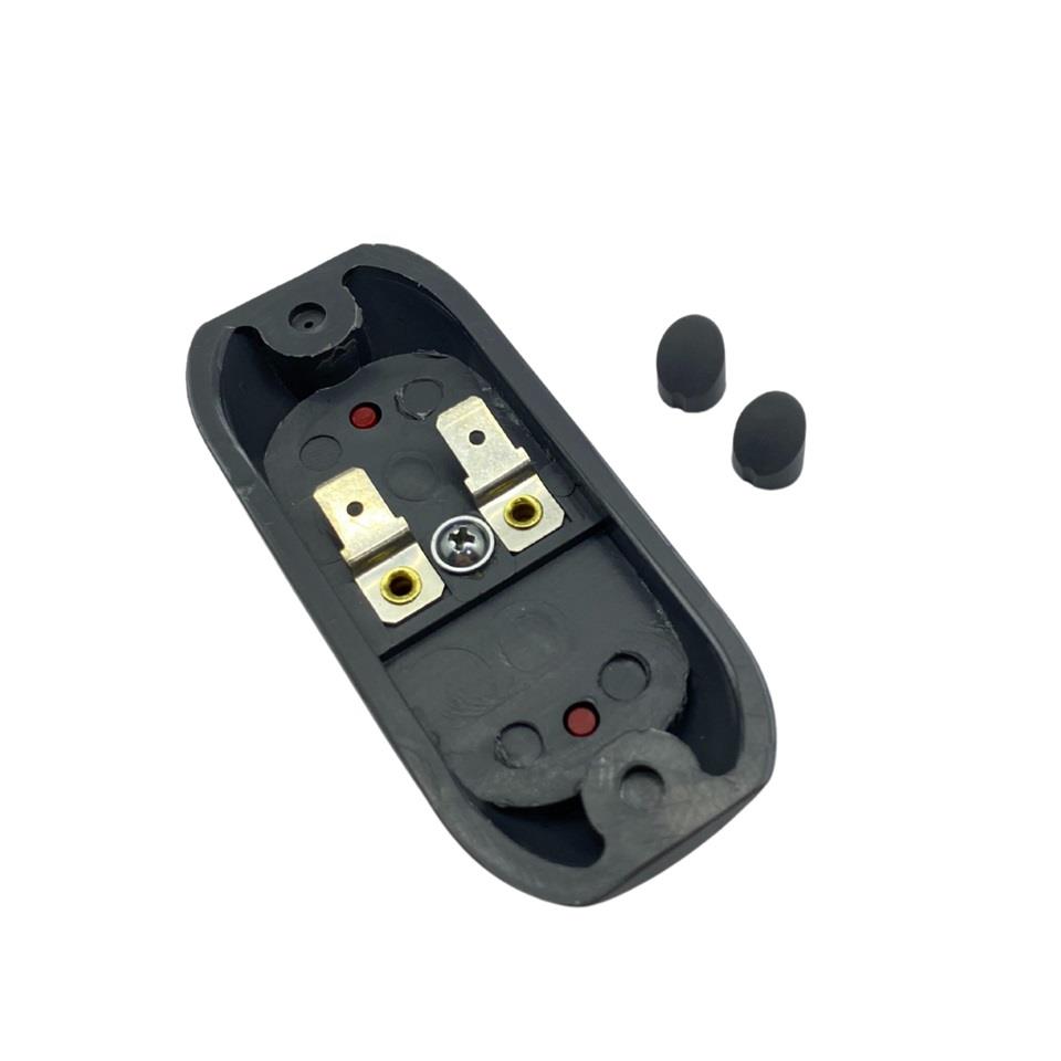 DURACAK (STOP) İKAZ BUTONU DÜZ TİP YÜZEYE MONTAJ GRİ (DİK) (85*36 MM) BELEDİYE OTOBÜSÜ