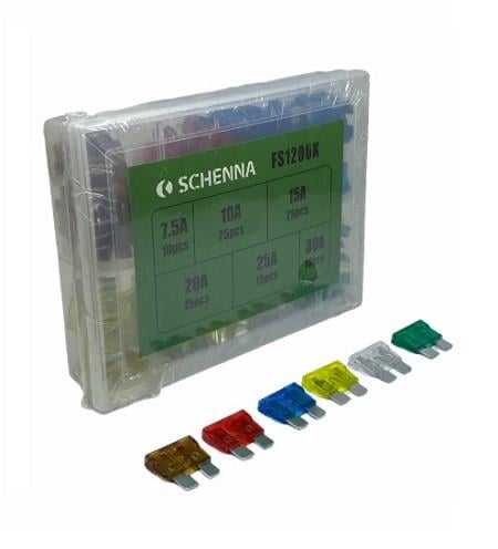 BIÇAK SİGORTA KARIŞIK (7.5 A*10 A*15 A*20 A*25 A*30 A) (100 AD) (19*19 MM)