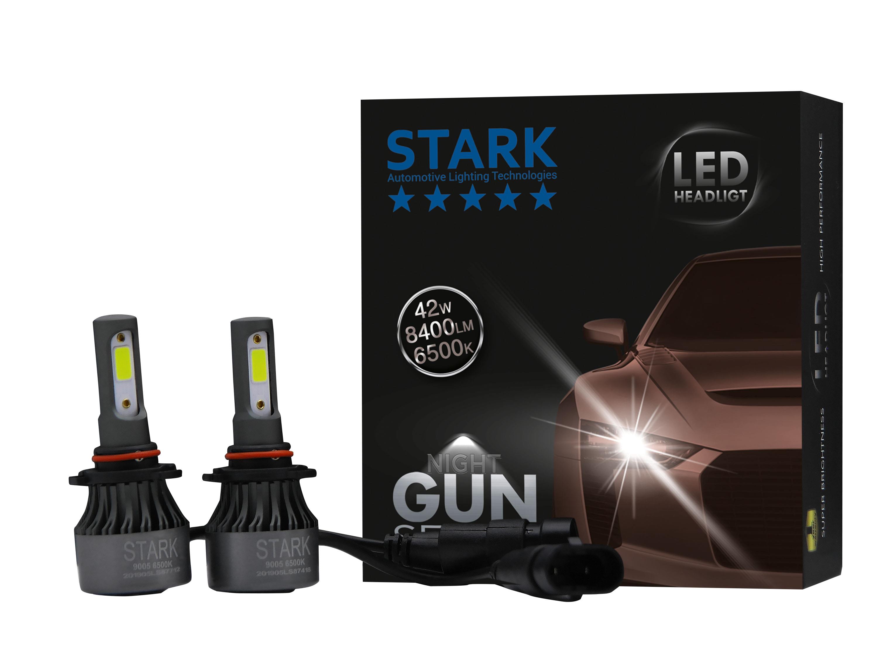12V-24V HB3 9005 COB LED XENON FAR AMPUL SETİ 42W 6500K 8400 LÜMEN