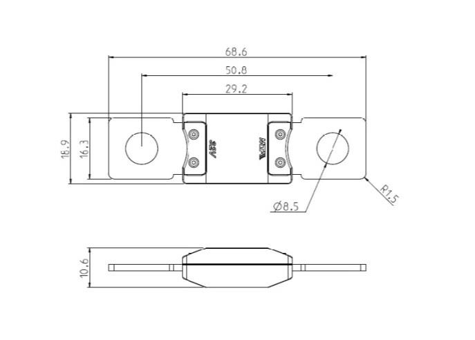 MTA MEGAVAL SİGORTA MOR 400 A (69*19 MM)