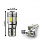 12V DİPSİZ AMPUL T10 (6 LEDLİ) BEYAZ SMD CB (2 AD)