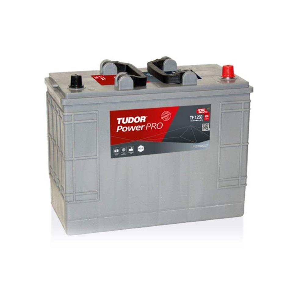 TUDOR 12V 125 AH AKÜ 850 A (EN) (349*175*285) TAM KAPALI BAKIMSIZ