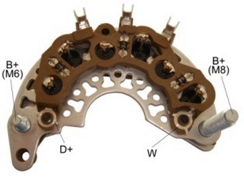 DİYOT TABLASI  DELCO TİPİ 95 A (İKAZ DİYOTLU) (114 MM) (M8 SAĞ)