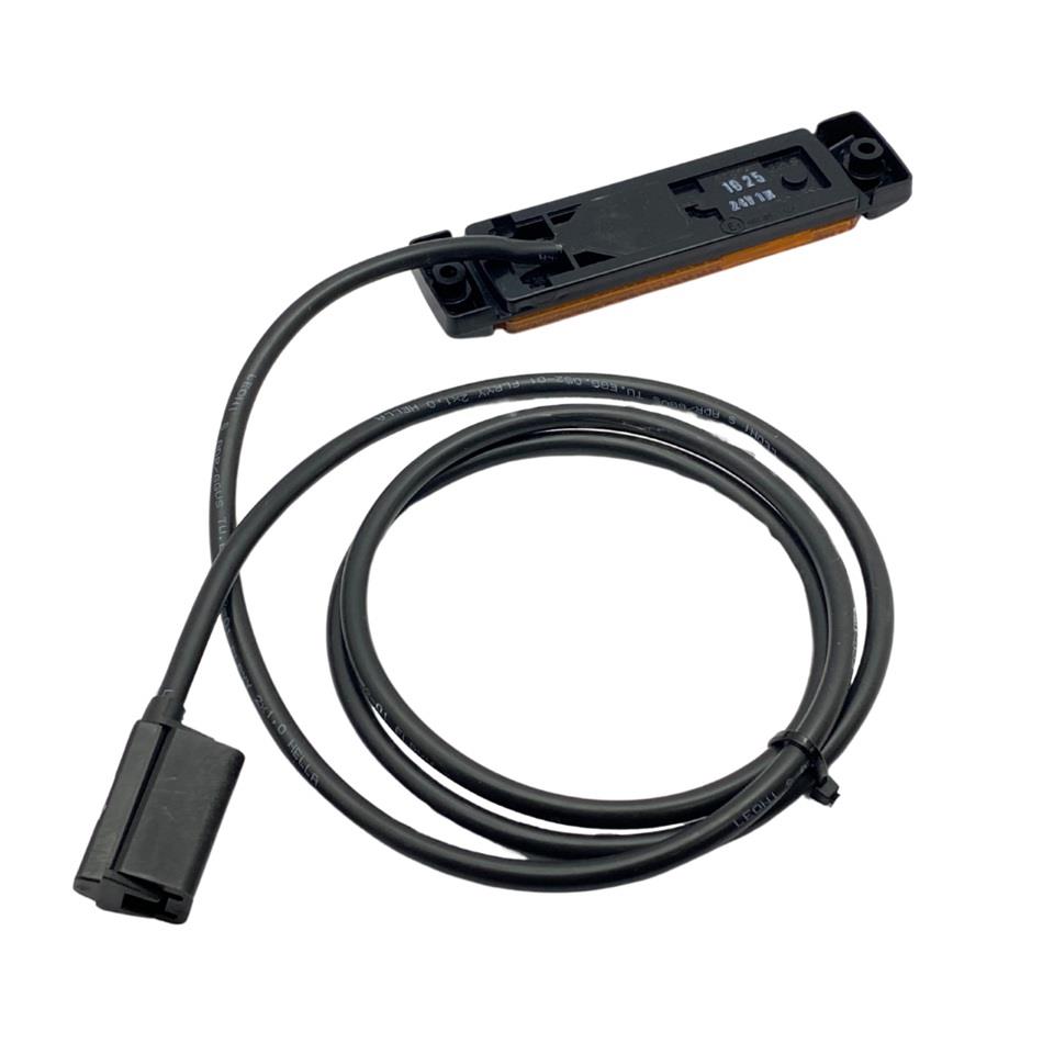 HELLA 12V-24V YAN İKAZ LAMBASI (SİDE MARKER) LEDLİ SARI KRONE TİP DORSE (130*32 MM)