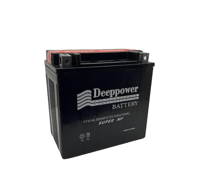 DEEPPOWER 12V 12 AH MOTOSİKLET AKÜSÜ (148*87*145) (YTX14L-BS) (-/+)