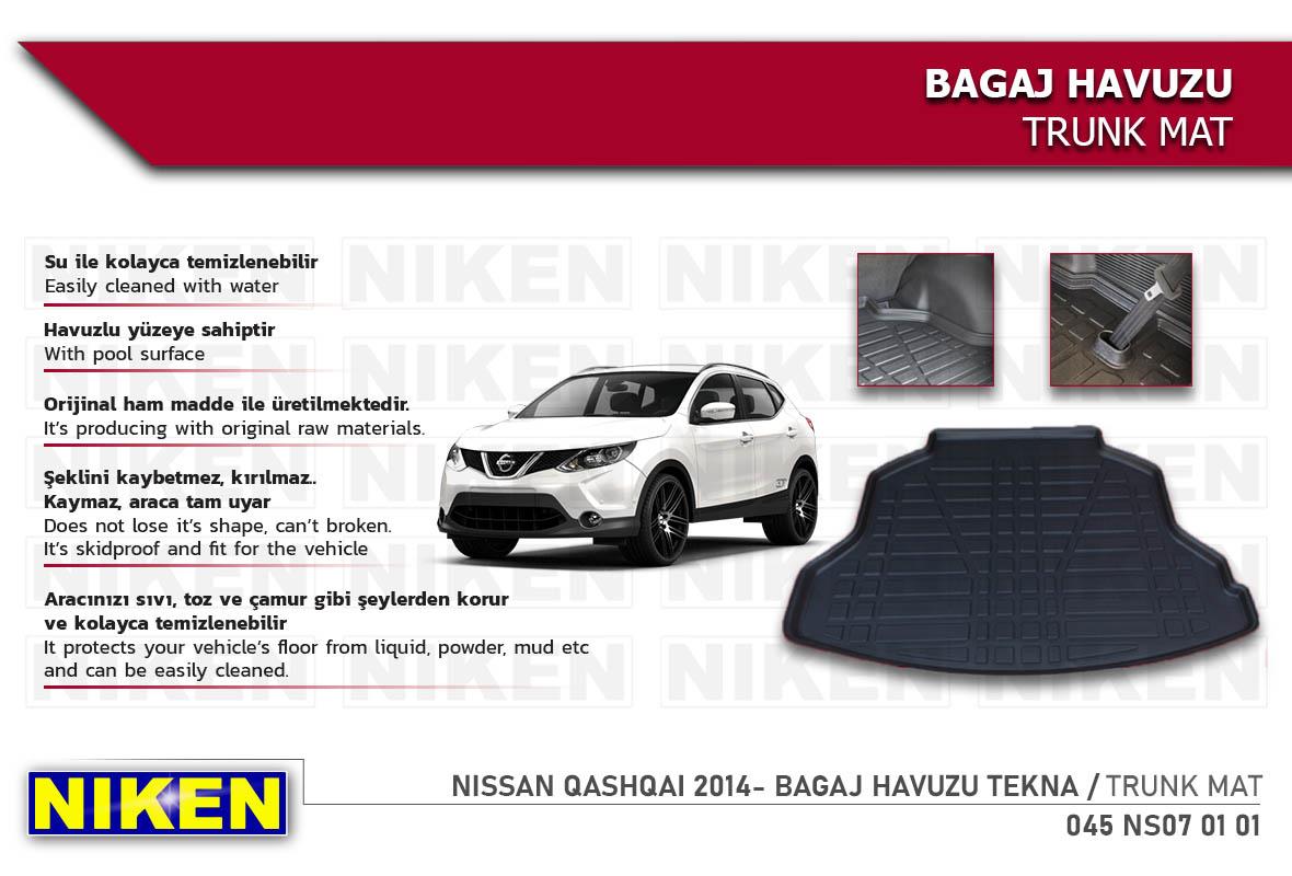 BAGAJ HAVUZU NISSAN QASHQAI TEKNA 2014 >