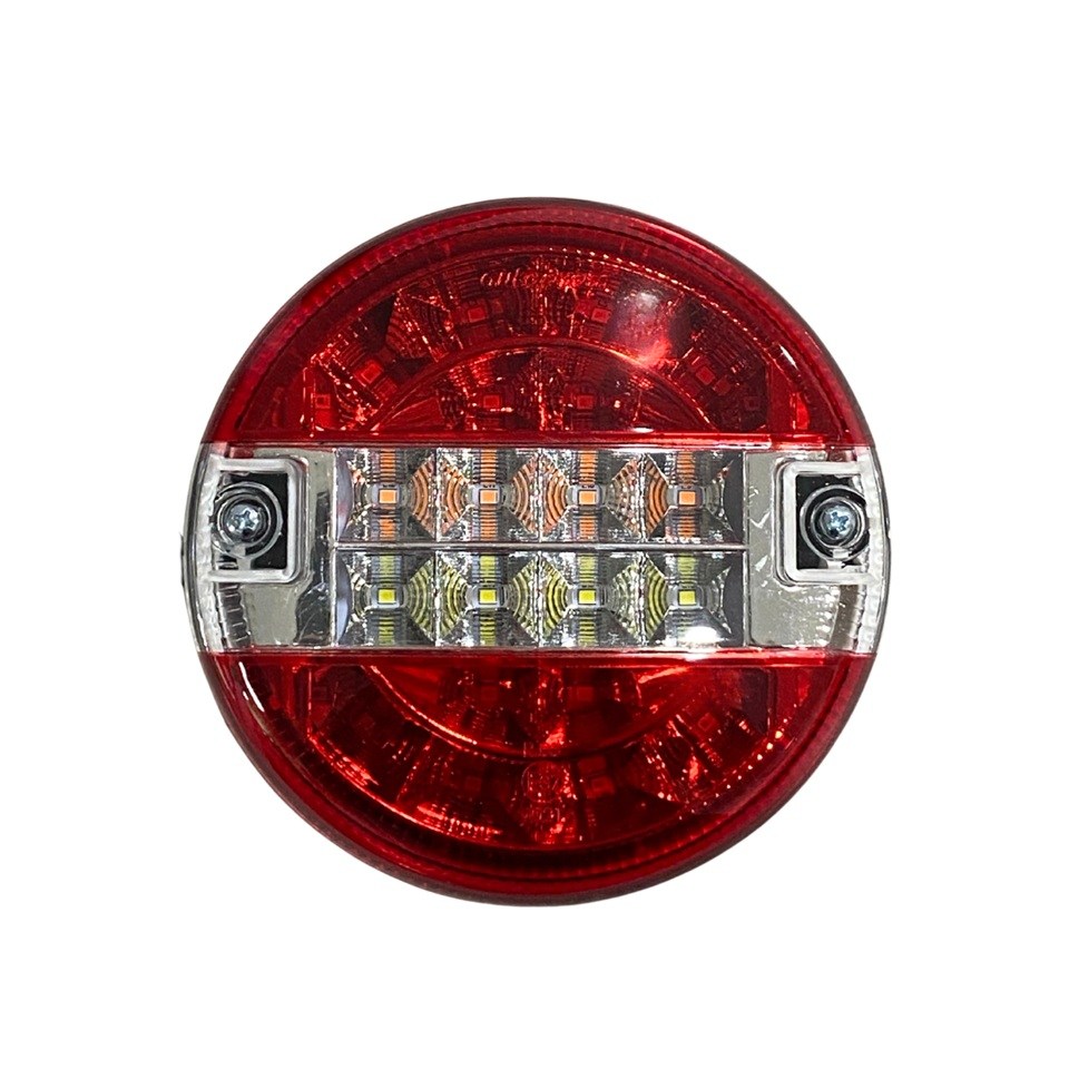 24V STOP LAMBASI YUVARLAK (LEDLİ) (4 FONKSİYONLU) (140*60 MM)
