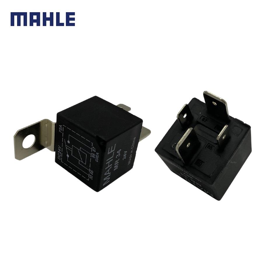 MAHLE 24V RÖLE 4 UÇLU 70 A (2 UÇ KÜÇÜK / 2 UÇ BÜYÜK) (6.3 MM / 9.5 MM) (30-85-86-87)