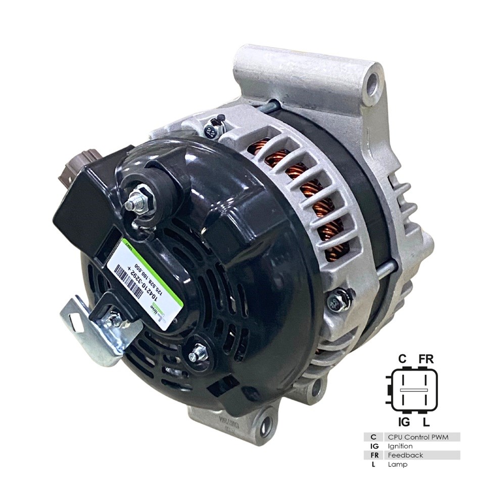 12V ALTERNATÖR DİNAMO DENSO TİPİ 105 A (C-IG-FR-L) (4 FİŞ) HONDA ACCORD VII/CIVIC VIII/CR-V II