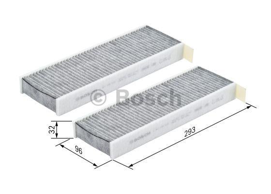 BOSCH POLEN FİLTRESİ (2'Lİ) (AKTİF KARBON) ALFA ROMEO-CITROEN-FIAT-OPEL-PEUGEOT