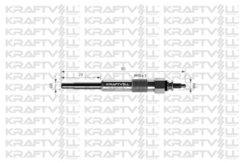 KRAFTVOLL 11V KIZDIRMA BUJİSİ CITROEN-FIAT-NISSAN-PEUGEOT-TATA-TOYOTA