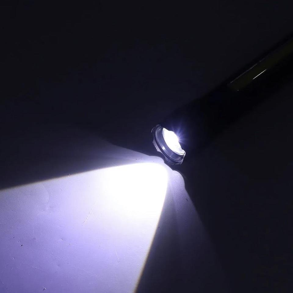 EL FENERİ COB LED (4 FONKSİYONLU-ZOOMLU) (USB ŞARJLI) (170*30 MM) PM-16754