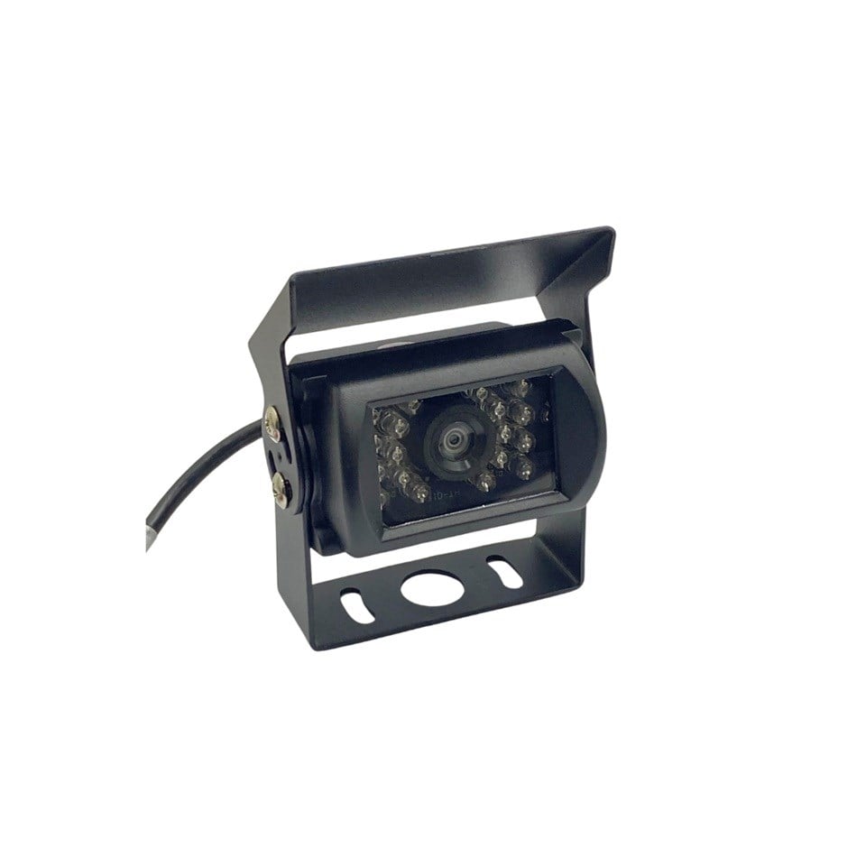 12V-24V KAMERA (GECE GÖRÜŞLÜ) ŞAPKALI AYAKLI KARE KAMYON-TIR-İŞ MAKİNESİ