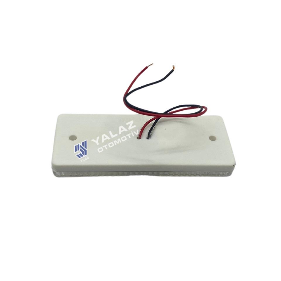 24V YAN PARK LAMBASI DORSE SİDE MARKER BEYAZ (4 LEDLİ) (E BELGELİ)