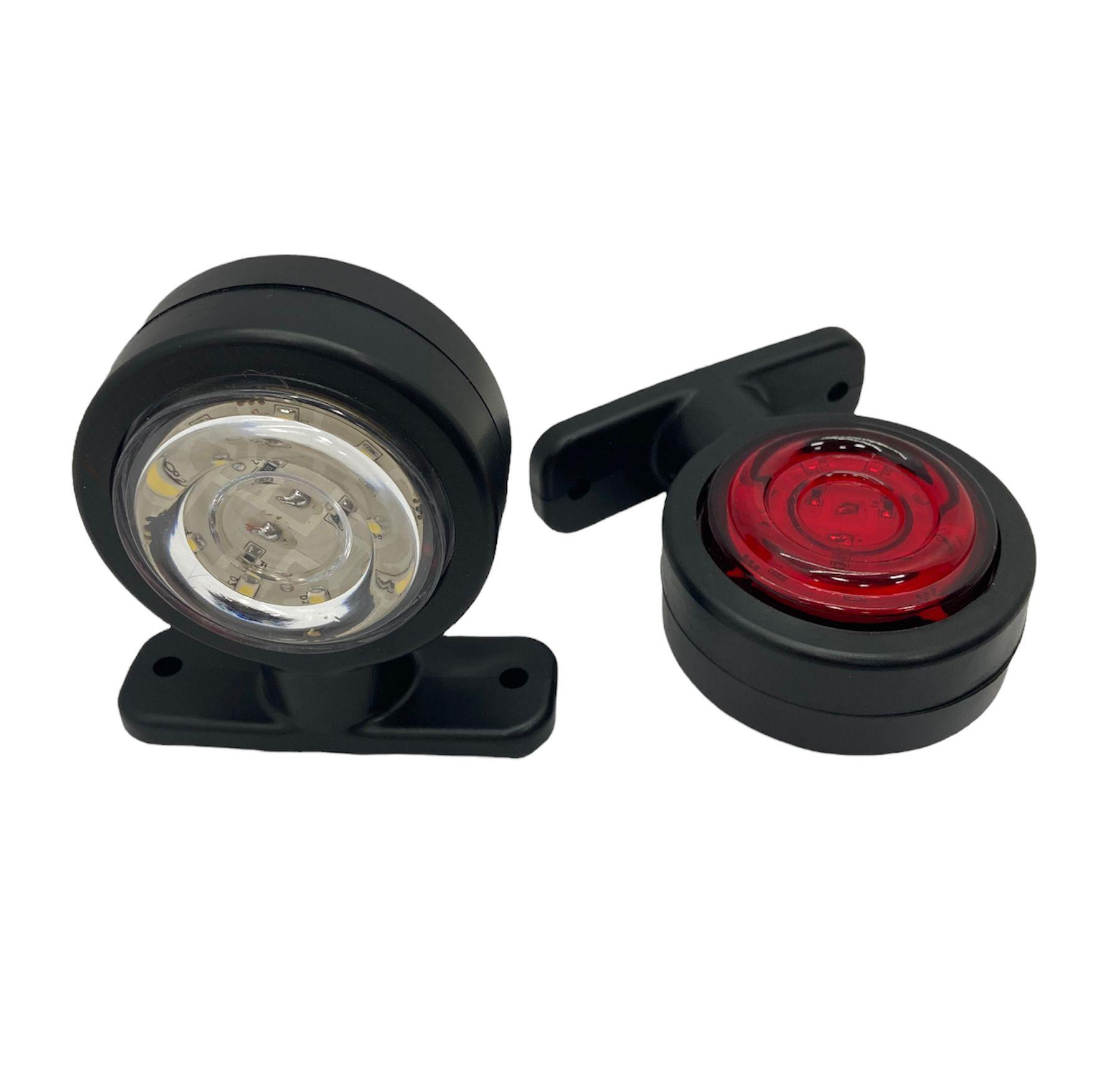 12V-24V TAKOZ LAMBASI MİNİ KIRMIZI-BEYAZ (9 LEDLİ)