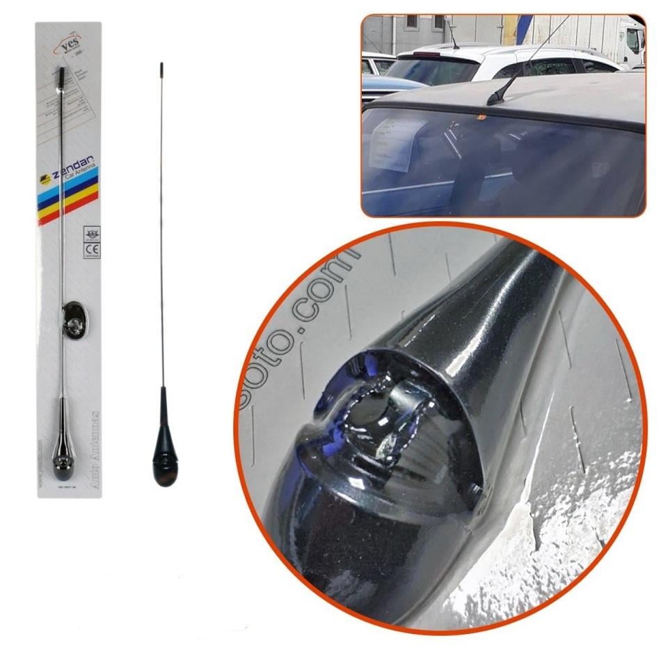 ANTEN TABANI+ÇUBUĞU UZUN (FİBER) TOFAŞ DOĞAN/KARTAL/ŞAHİN-FIAT UNO/TIPO/TEMPRA/MAREA/PUNTO