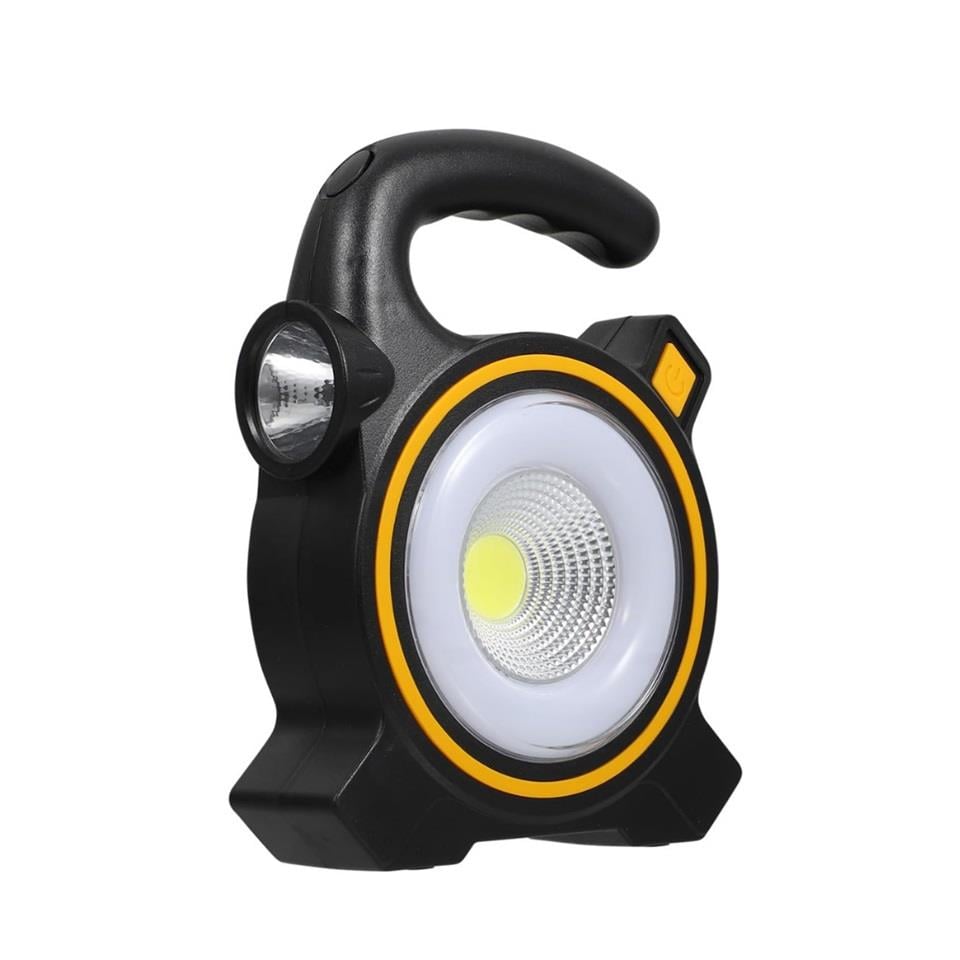 KAMP LAMBASI-FENERİ LEDLİ (FONKSİYONLU) (USB ŞARJLI-GÜNEŞ ENERJİLİ) (166*113 MM)