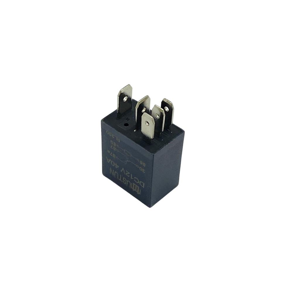 12V RÖLE 5 UÇLU 40 A MİKRO (ÇİFT PLATİN) (DİRENÇLİ) (30-85-86-87-87a)