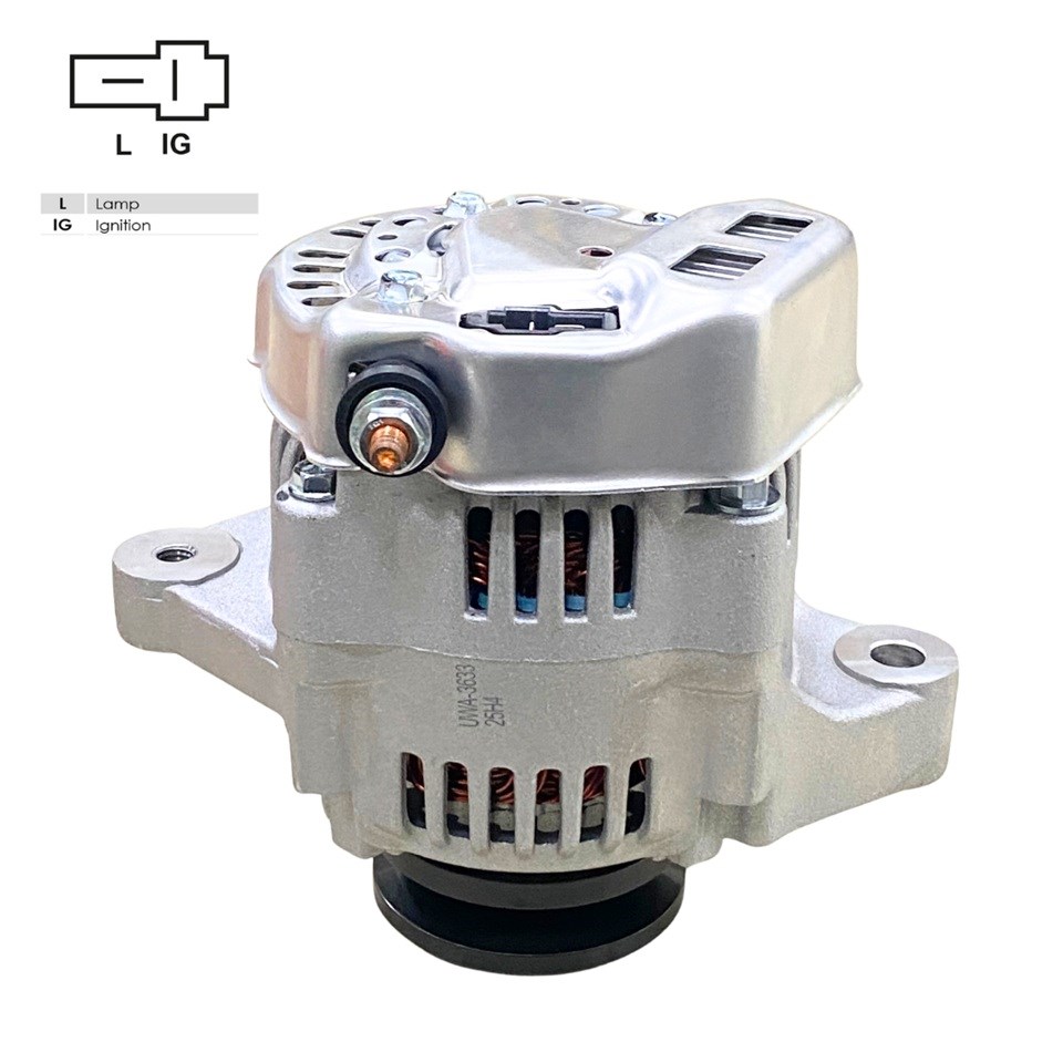 12V ALTERNATÖR DİNAMO NIPPON DENSO TİPİ 40 A (2 FİŞ) (IG-L) DAIHATSU HIJET-KOMATSU FORKLİFT