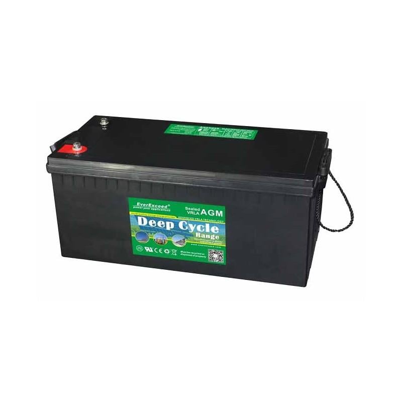 EVEREXCEED 12V 200 AH JEL AKÜ (AGM) (550*210*220) (56 KG)