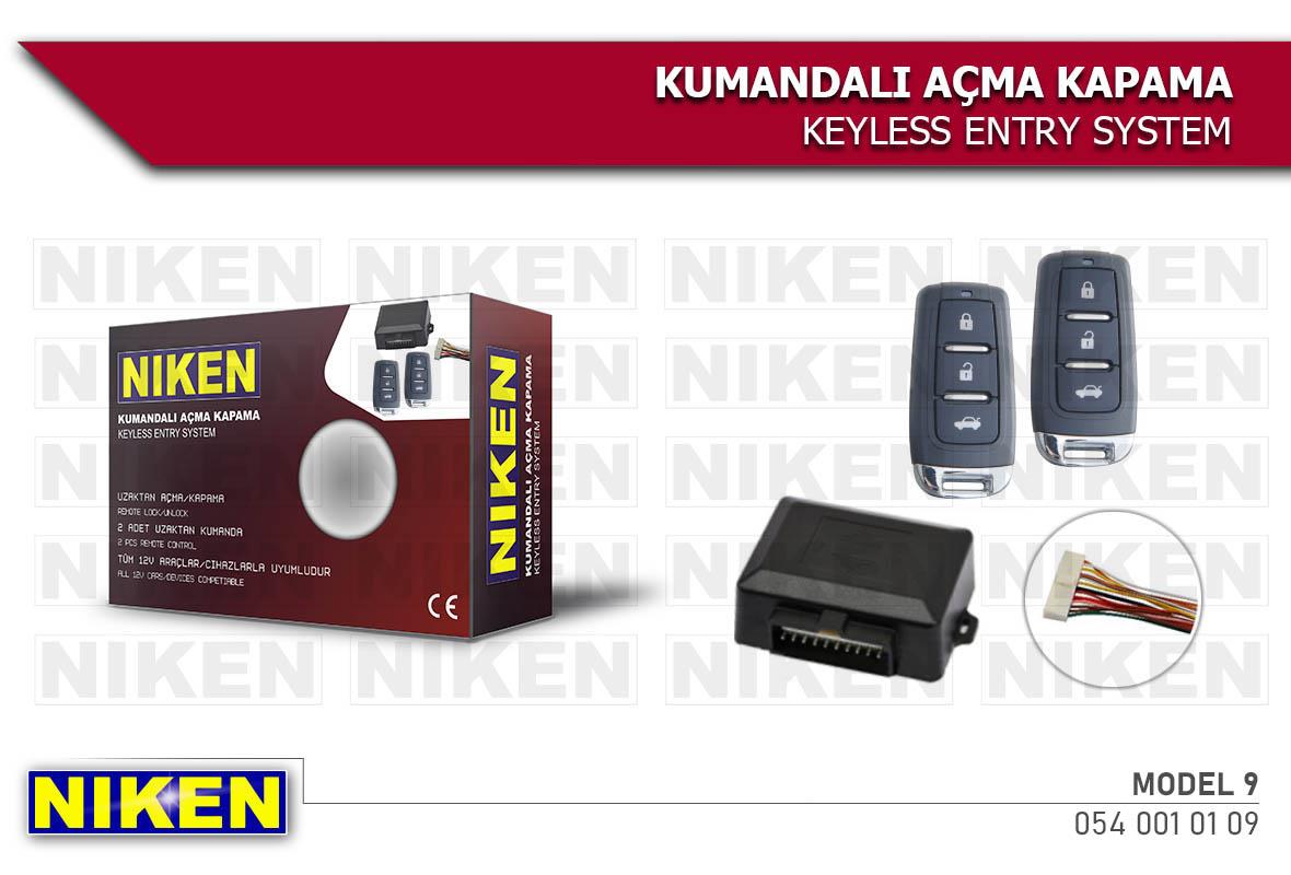 NIKEN 12V UZAKTAN KUMANDA (3 TUŞLU)