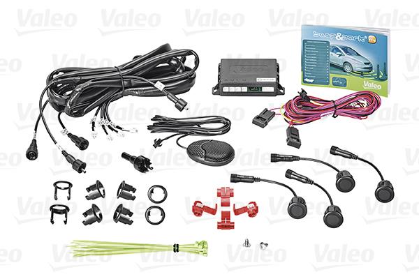 VALEO PARK SENSÖRÜ SES İKAZLI (4 GÖZLÜ) (ÖN) SİYAH