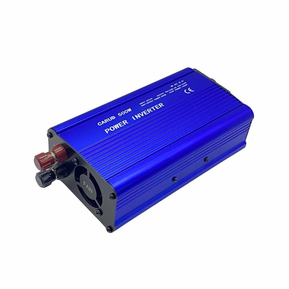 24V DC > 220V AC İNVERTÖR 500W (MODİFİYE) (ÇAKMAK FİŞLİ-MAŞALI)