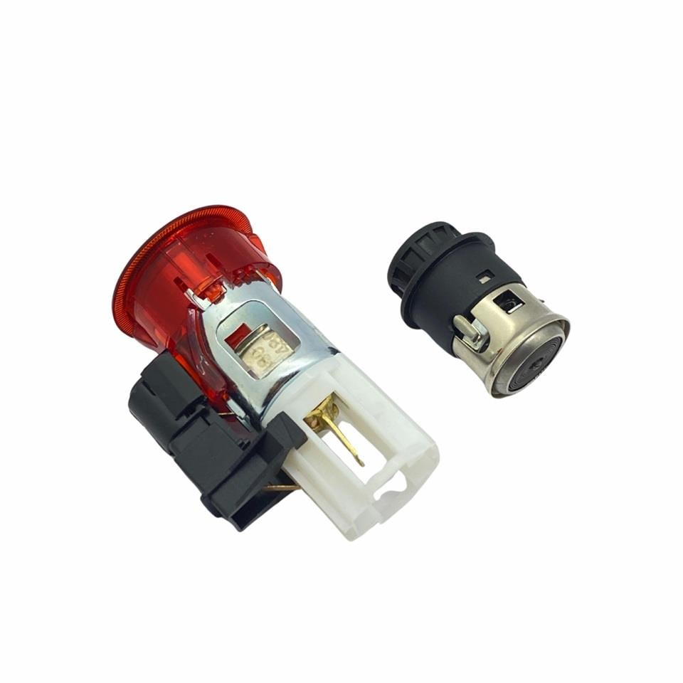 12V ÇAKMAK KOMPLE (KIRMIZI) VW CADDY/GOLF/JETTA/PASSAT/TRANSPORTER