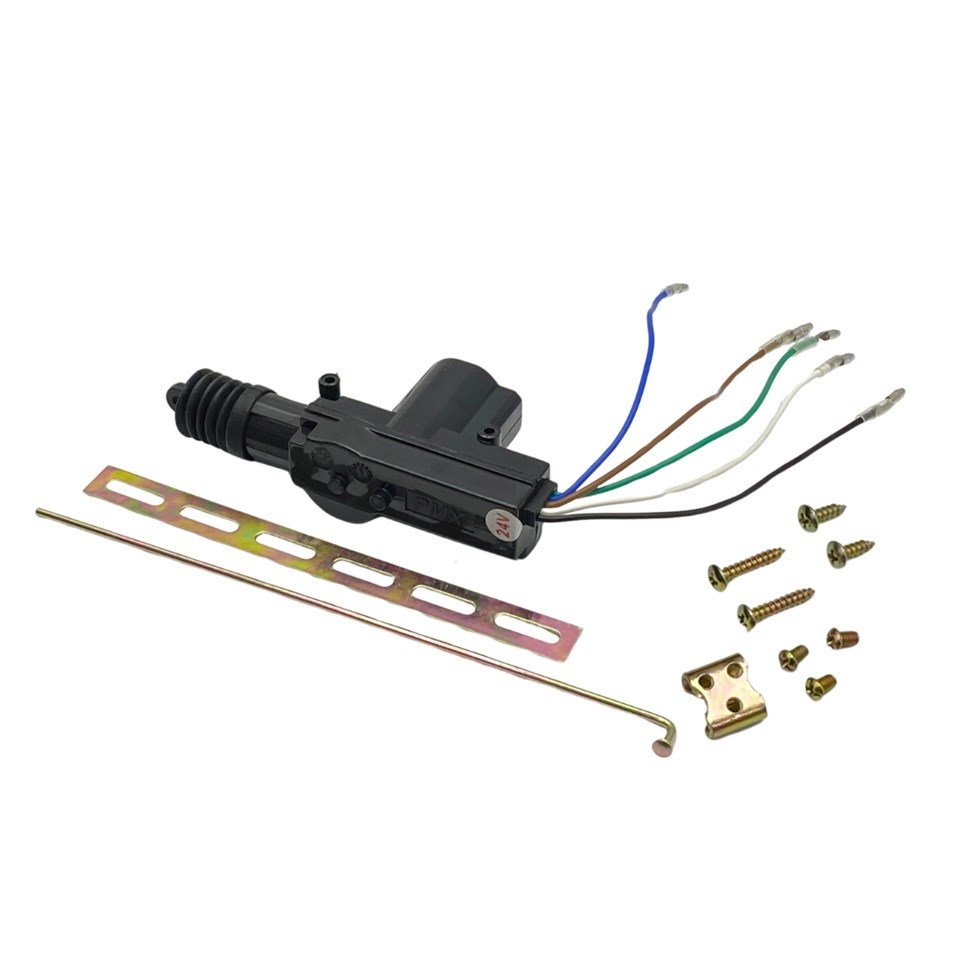 24V MERKEZİ KAPI KİLİT MOTORU ÖN (5-KABLO)