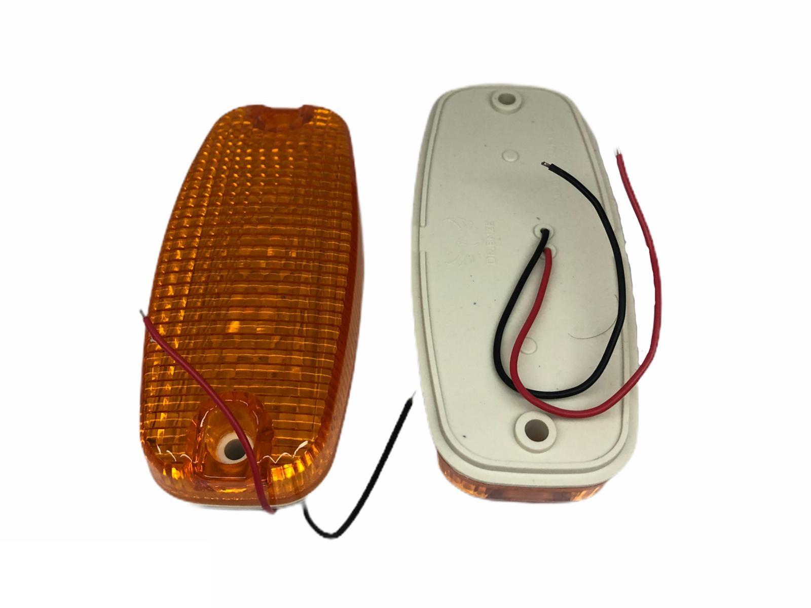 12V-24V YAN SİNYAL LAMBASI DORSE SİDE MARKER (LEDLİ) SARI